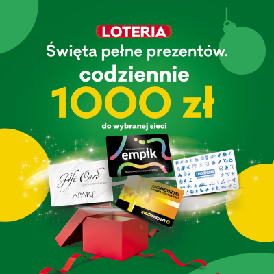 Loteria „Święta pełne prezentów!”