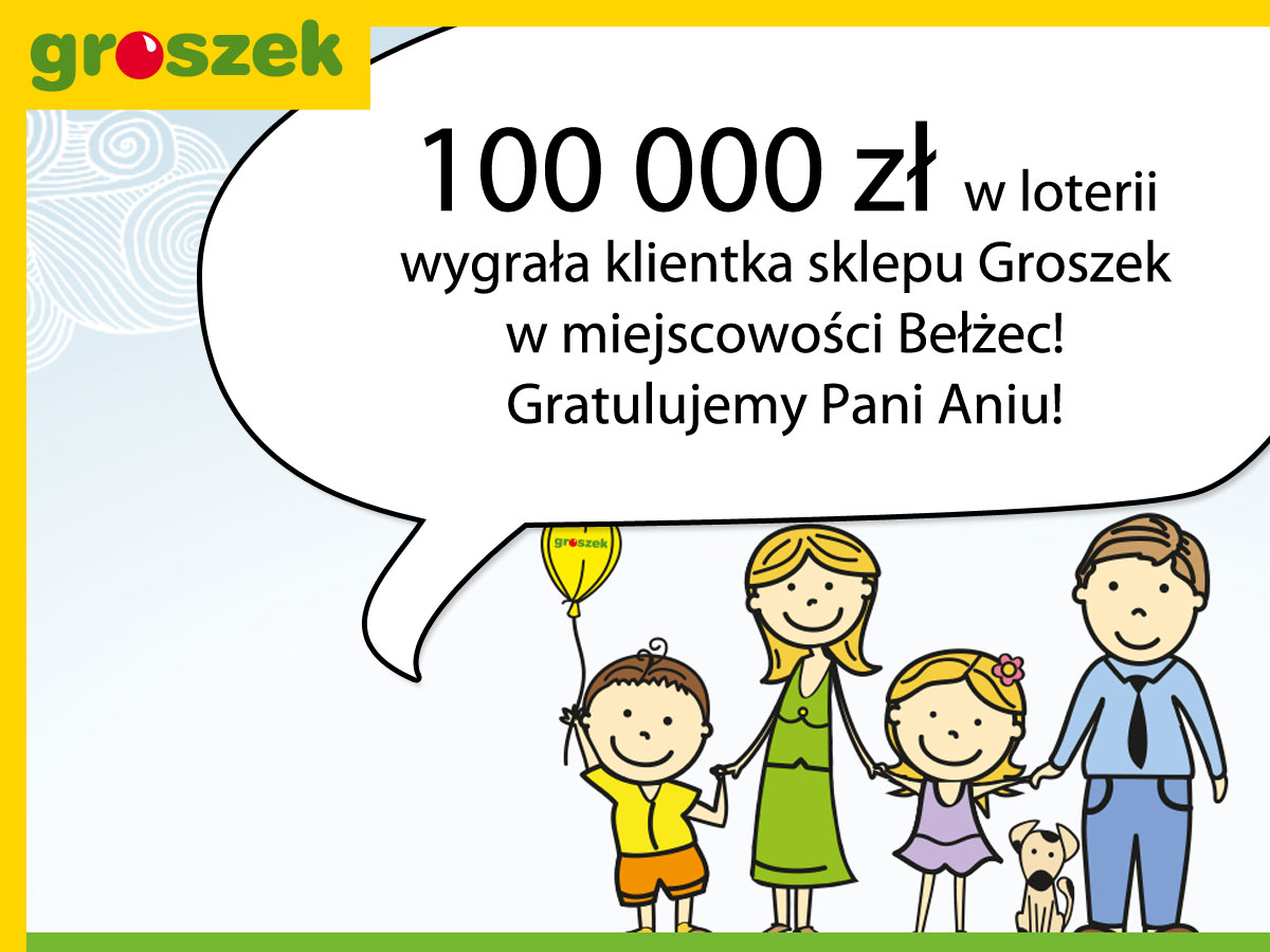 Wygrywaj dla rodziny w loterii Groszek!